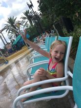 Hannah saying hi! Port Orleans Resort 2017